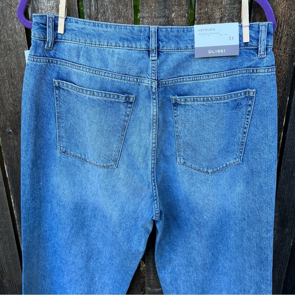 DL1961 Hepburn High Rise Wide Leg Carter Jeans NWT Sz 31 - Picture 8 of 16